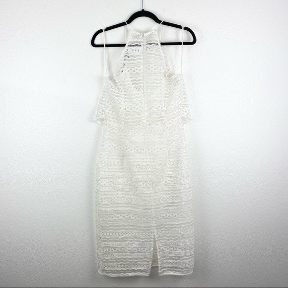 LINE & DOT Daiguri White Lace Halter Dress, M, NWT - Picture 8 of 10